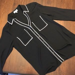 Express Black Portofino Shirt